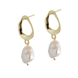 Olivia Natural Pearl Earrings