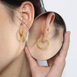 Loana Shine Hoop Earrings