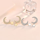 Moon Stars Earrings