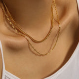 Sil Chain Choker Necklace